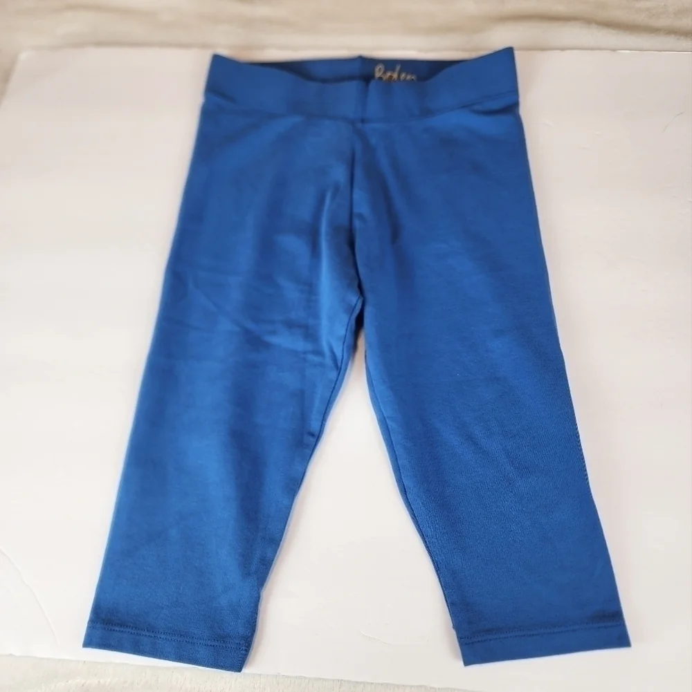 Mini Boden size 7-8 cropped leggings Blue